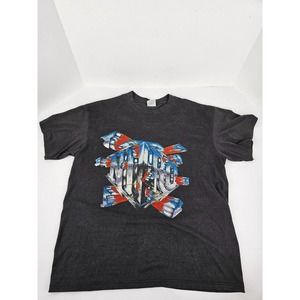 Vintage Nitro Shirt 1989 XL 'O.F.R. - Out-Fucking-Rageous' Glam 80's